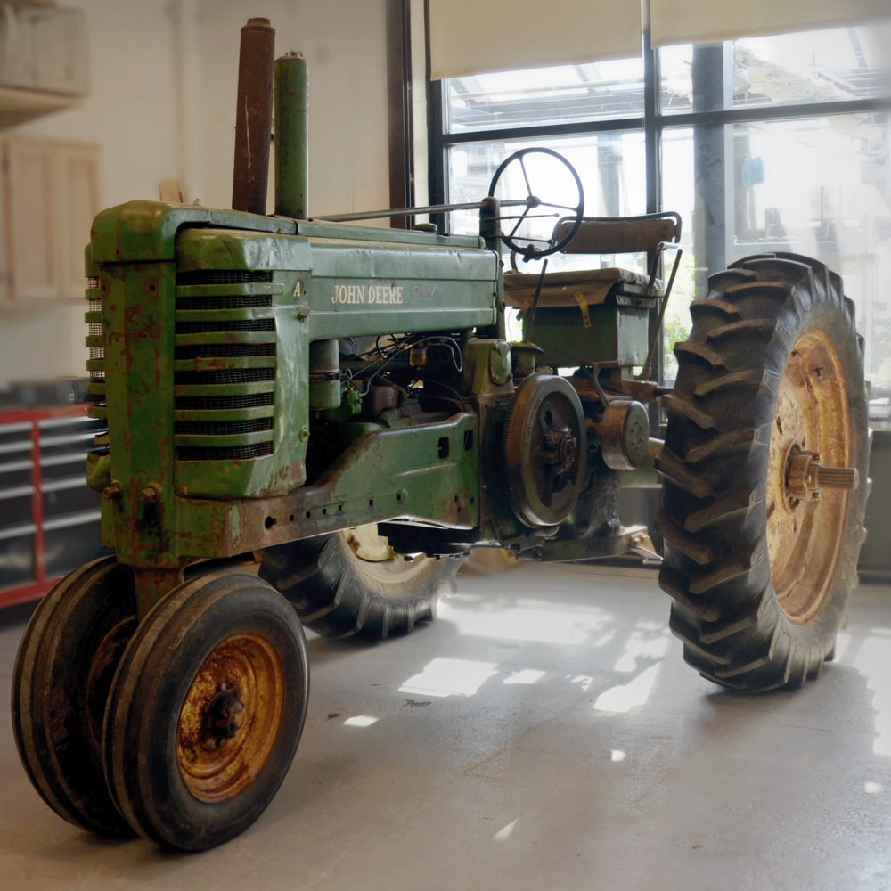 Donated tractor