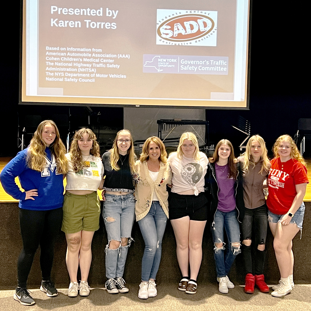 SADD poses with Torres