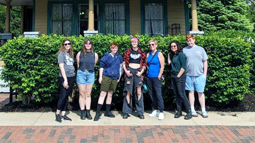 Speech and debate team with advisors