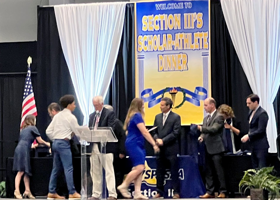Will and Mackenzie receive awards