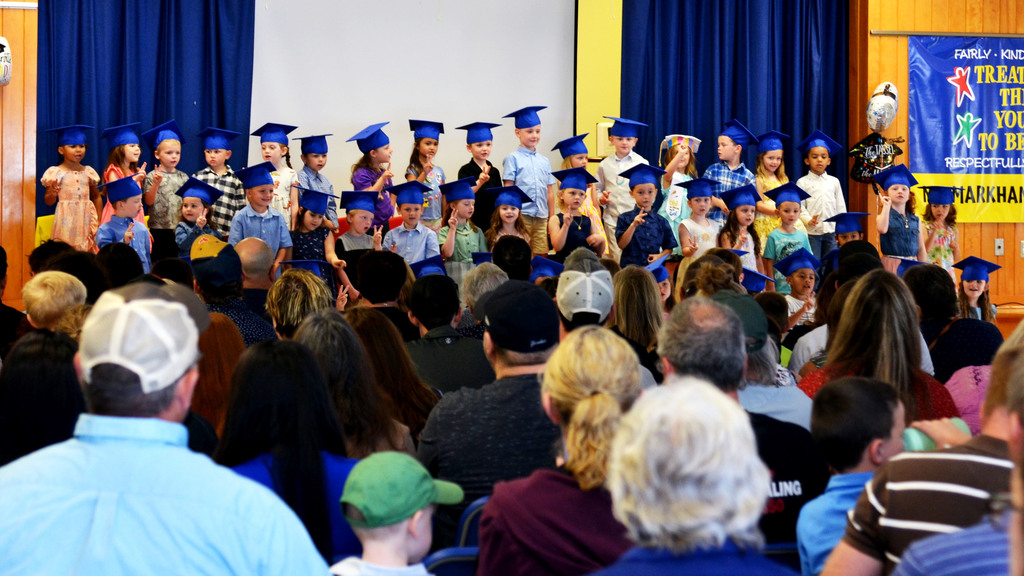 Pre-K students graduate