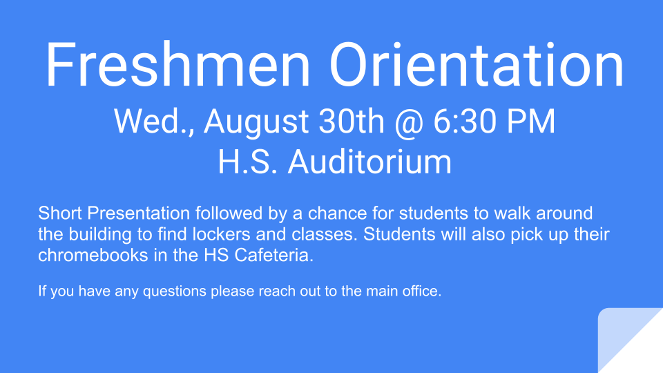 Freshmen Orientation