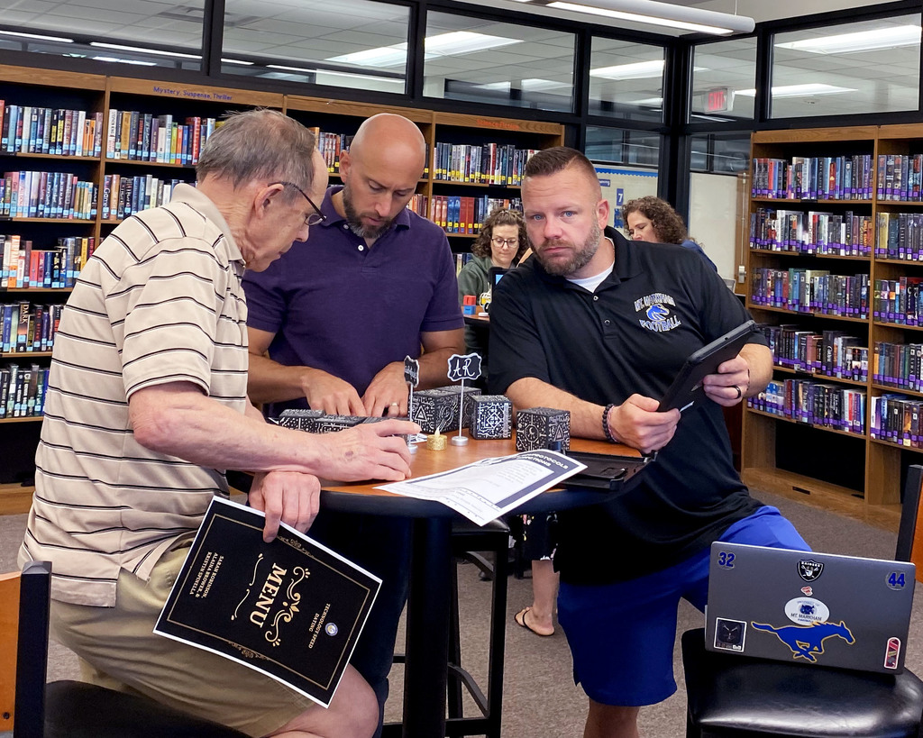 Teachers and BOE members try out new technologies