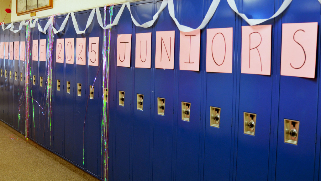 Junior class hallway